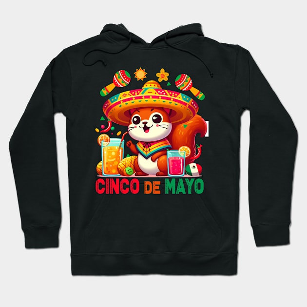 Cinco De Mayo Niche Funny Mexican Cat Lover Fiesta Party Cute Hoodie by inksplashcreations